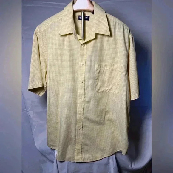 Puritan Men’s Button Down Short Sleeve - Picture 1 of 3